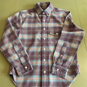 Abercrombie and Fitch Mens XS Plaid Button Down Shirt